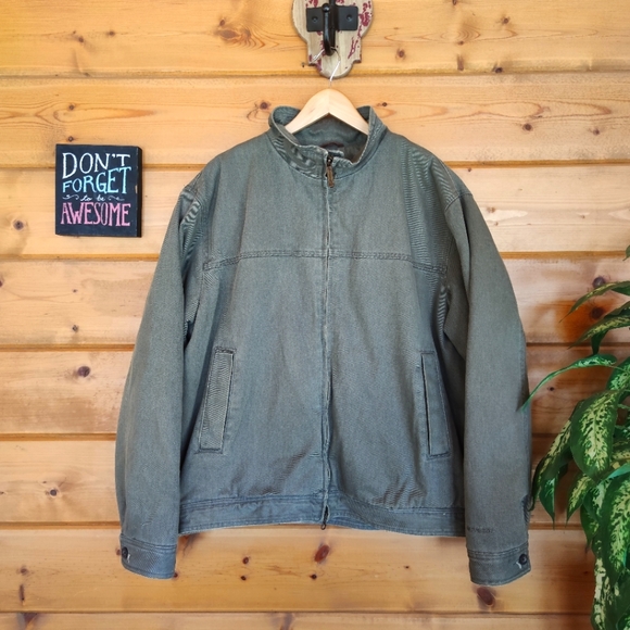 Woolrich Other - Woolrich 💙 Dorrington Twill Sherpa Lined Barn Trucker Jacket Dark Shale Coat XL